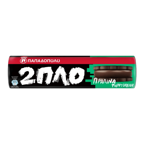 Diplo Haselnusskekse mit Doppelfüllung (230g) Papadopoulou von Papadopoulos bei Araxxon  - Hochwertiges griechisches Produkt.   Diplo Haselnusskekse mit Doppelfüllung (230g) Papadopoulou από Papadopoulos στο Araxxon  - Αυθεντικό ελληνικό προϊόν.